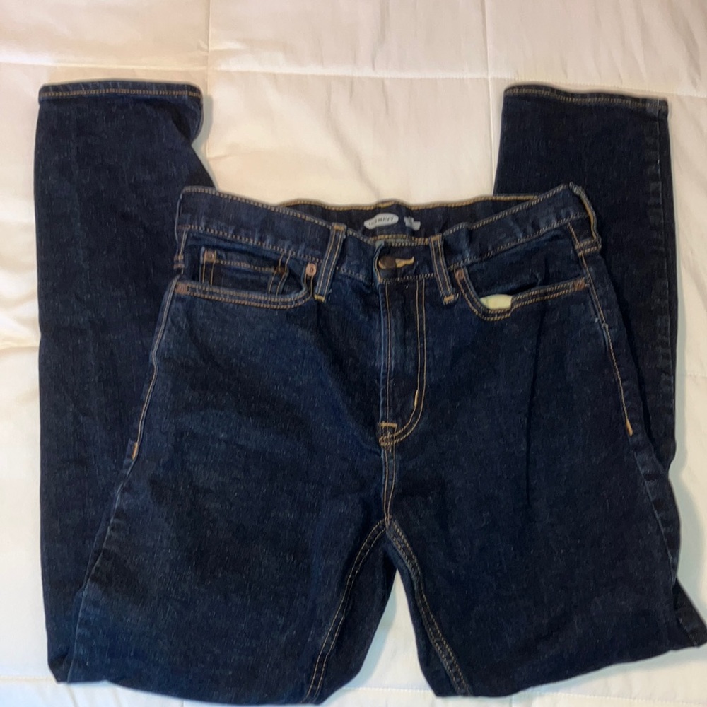 Old Navy Dark Blue Slim Jeans, 31X32 (Men’s)